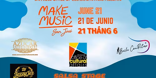 SALSA STAGE FREE  AT PASEO SAN ANTONIO SJ  FOR ALL FAMILY