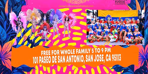 Free Salsa Stage at Paseo San Antonio, San Jose Fun for the Whole Family!