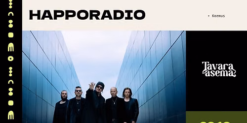HAPPORADIO, Kormus 23.10. | Tavara-asema
