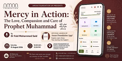 Mercy in Action The Love, Compassion and Care of Prophet Muhammad \ufdfa