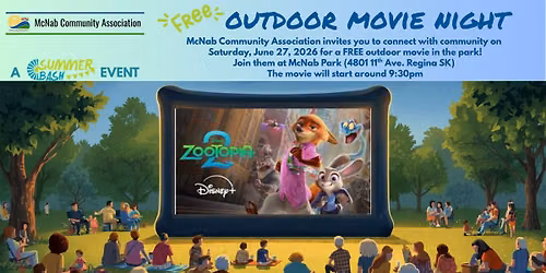 FREE Movie in McNab Park - June 27th