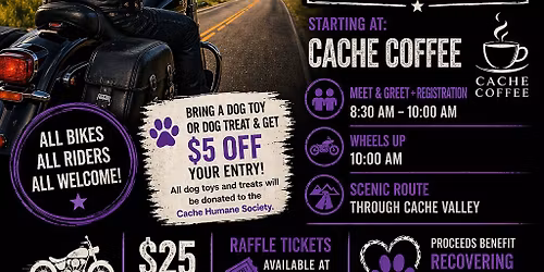 Recovery Cafe Benefit Motorcycle Ride 