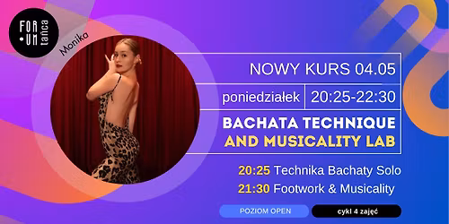 BACHATA TECHNIQUE AND MUSICALITY LAB w Forum Ta\u0144ca! 