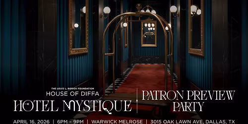 House of DIFFA: Hotel Mystique \u2014 Patron Preview Party