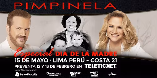 Pimpinela "Especial D\u00eda de la Madre" en Lima 2026