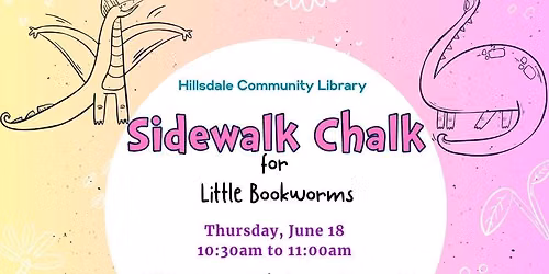 Sidewalk Chalk for Little Bookworms