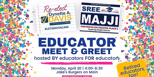 Educator Meet & Greet\/GOTV Rally!