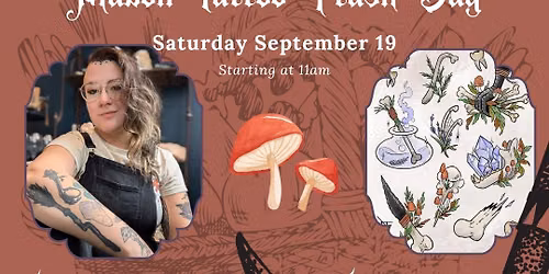Mabon Tattoo Flash Day with BBones Tattoos