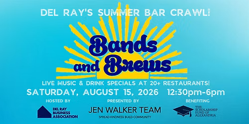 6th Annual Bands & Brews: Del Ray's Summer Bar Crawl