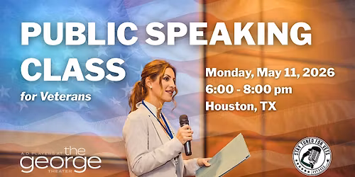 Advanced Public Speaking Class for Veterans