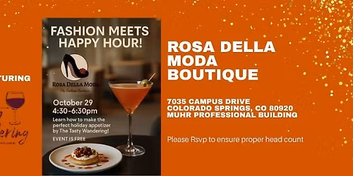 \ud83c\udf39 Rosa Della Moda Boutique Monthly Happy Hour! \ud83c\udf78\u2728