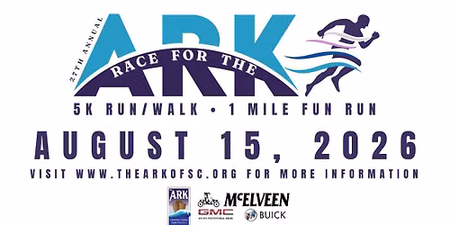 27th Annual McElveen Race For The ARK 5K + 1 Mile Fun Run