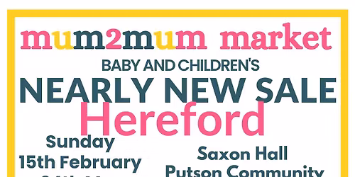 Hereford Mum2Mum market 
