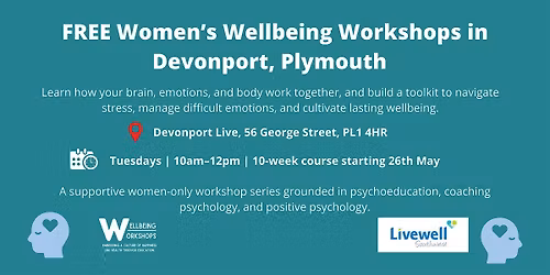 Devonport Women's Wellbeing Workshops Starting May 2026