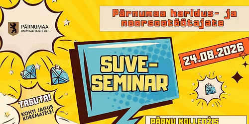 P\u00e4rnumaa haridus- ja noorsoot\u00f6\u00f6tajate suveseminar