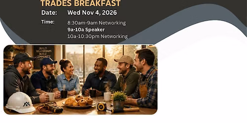 NIA Trades Networking Breakfast