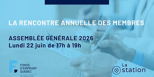 Assembl\u00e9e G\u00e9n\u00e9rale Annuelle - Lundi 22 juin 2026