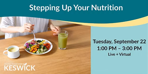 Stepping Up Your Nutrition
