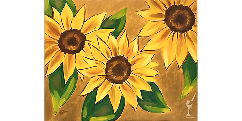 Bright Yellow Sunflowers - Paint and Sip in Denver | Classpop!\u2122