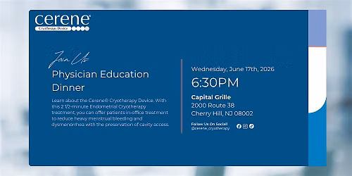 Cerene Physician Education Dinner
