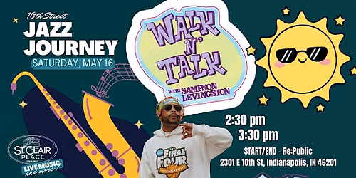 10th Street Jazz Fest Walk & Talks