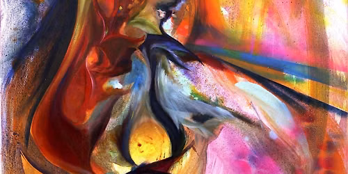 moon\/stone album release and pop-up art show ~ songs and art by Kim Tateo