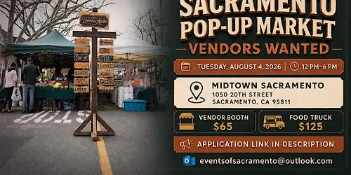 Sacramento Pop-Up Market | Midtown Sacramento