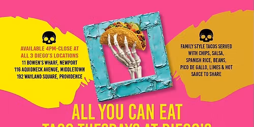 \ud83c\udf2e\ud83c\udf4b\u200d\ud83d\udfe9ALL YOU CAN EAT TACO TUESDAYS!\ud83c\udf2e\ud83c\udf4b\u200d\ud83d\udfe9