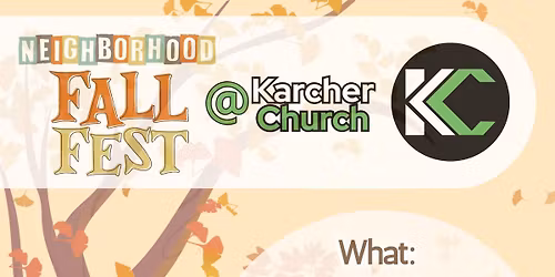 Neighborhood Fall Fest