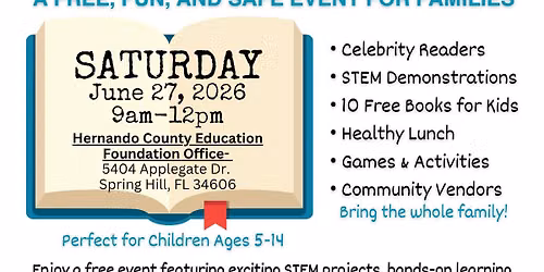 HCEF Summer Reading Bash 2026