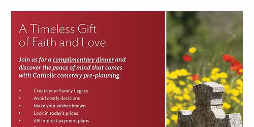 Our Lady of Hope Dinner and Learn