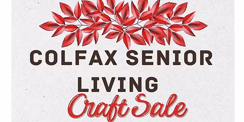 Colfax Senior Living Craft Fair