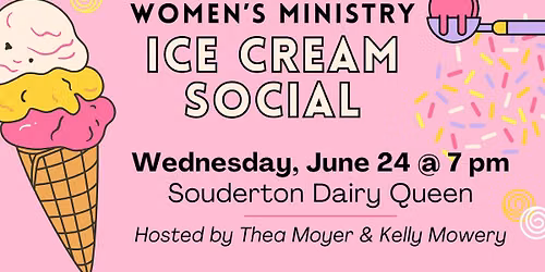 Women's Ministry Ice Cream Social