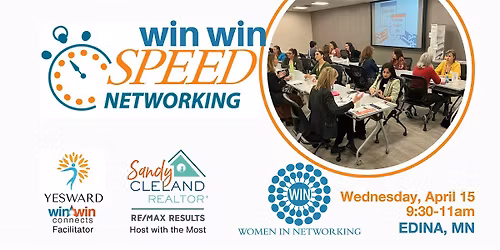 Speed Networking  with Women in Networking (WIN): Edina, MN
