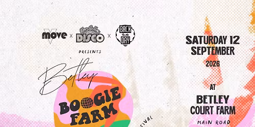 Save the date! - Boogie Farm 26