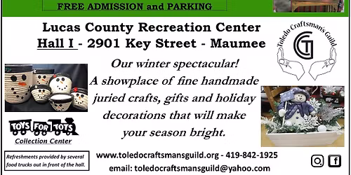 Crafts for Christmas 2026 presented by The Toledo Craftsman's Guild