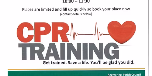 Learn how to do CPR and to use a Defibrillator - FREE EVENT 