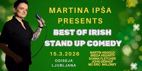 Martina Ip\u0161a presents BEST OF Irish stand up comedy