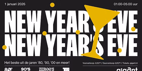 New Year\u2019s Eve | GIGANT, Apeldoorn