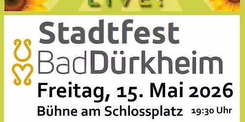 Rokko Rubin & die Schlagerjuwelen live auf dem Bad D\u00fcrkheimer Stadtfest
