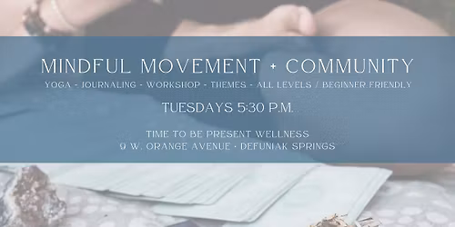 An Evening of Self Care: Mindful Movement \/ Community \/ Yoga \/ Journaling
