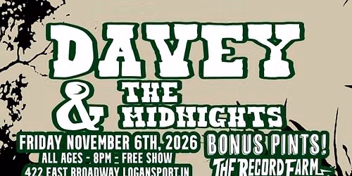 Davey & The Midnights LIVE at Bonus Pints!
