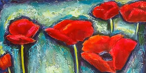 Mimosas and a Masterpiece! "Bright Summer Poppies" with Laura and Mickey