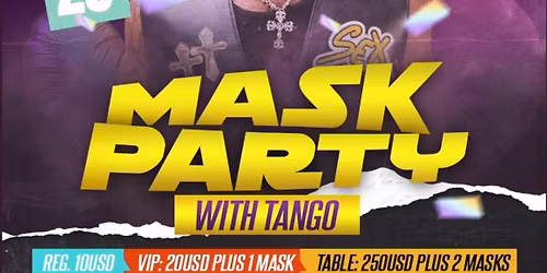 Mask \ud83d\ude37 party \ud83c\udf89 with Tango 