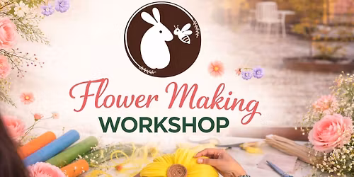 Design handmade flowers at BunnyBee Cafe