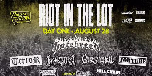 RIOT IN THE LOT DAY 1: HATEBREED