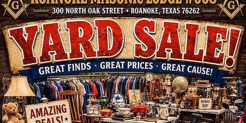charity yard sale