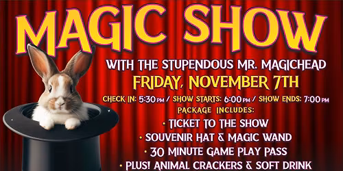 Magic Show at In The Game Peabody!