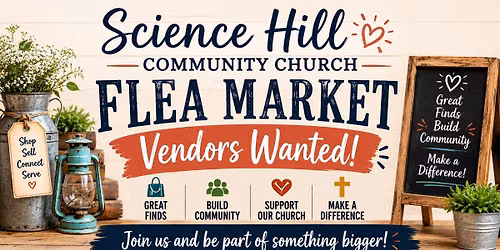 Church Flea Market & Meet the Animals from Raptor Hallow