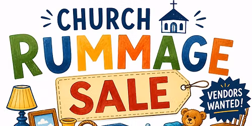 Church Rummage Sale & Raptor Hallow Experience